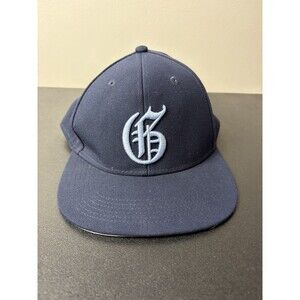 Greyson G Snapback Hat Navy Blue Embroidered